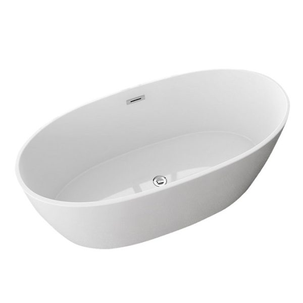 Catania 1500 x 720 Double Ended Bath with Chrome Waste - Image 2