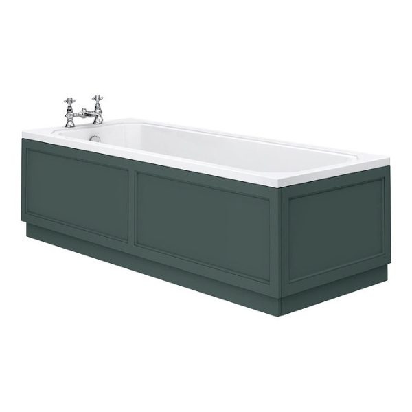 Chatsworth 1700 x 700 Single Ended Bath + Green Panels - Image 3