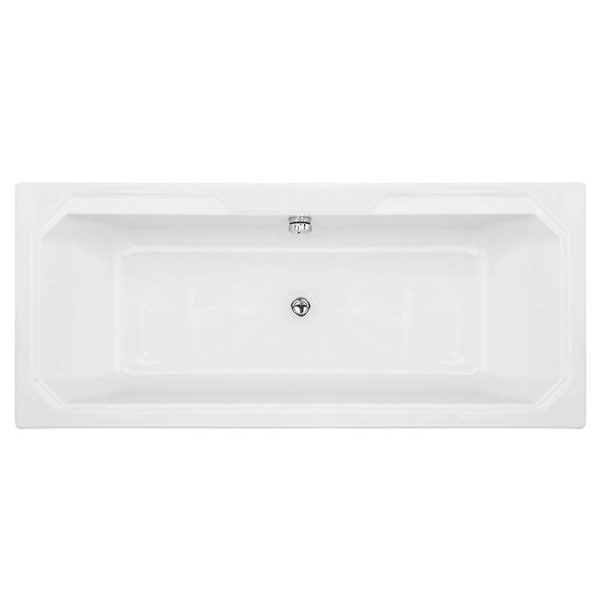 Chatsworth Art Deco 1800 x 800 Double Ended Bath + Grey Panels - Image 3