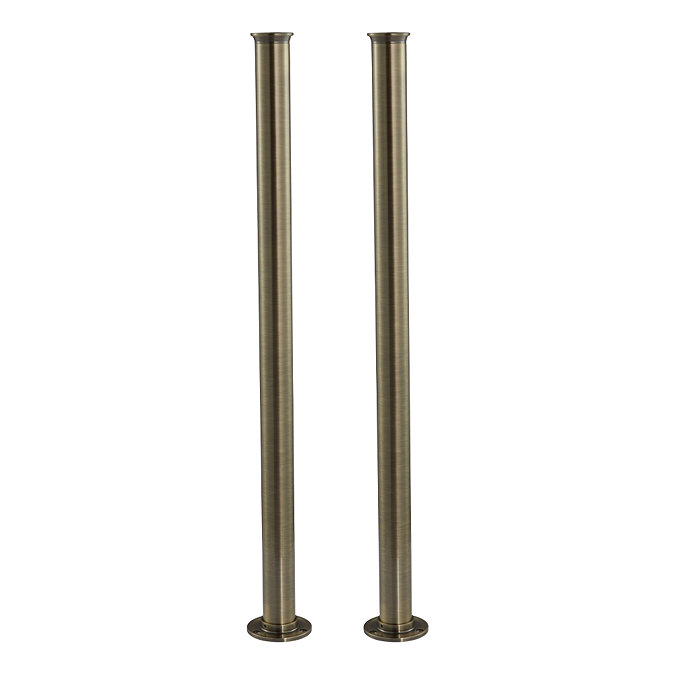 Chatsworth 1928 Antique Brass Crosshead Freestanding Bath Shower Mixer Tap - Image 2