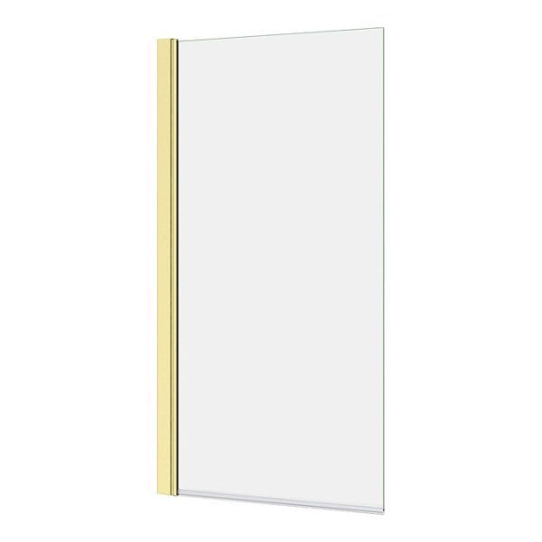 Chatsworth Art Deco Single Ended Bath with Brushed Brass Bath Screen - Image 3