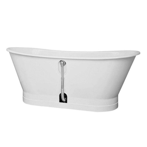 Marseille Roll Top Cast Iron Bateau Bath 1700 x 670mm - Image 2