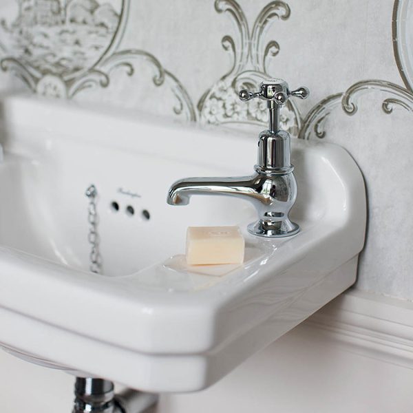 Burlington Claremont   Chrome 3" Basin Taps - Image 2