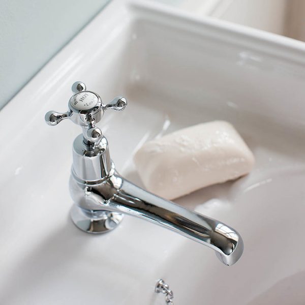 Burlington Claremont   Chrome 5" Basin Taps - Image 2