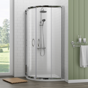 Cove Quadrant Shower Enclosure with Tray + Waste