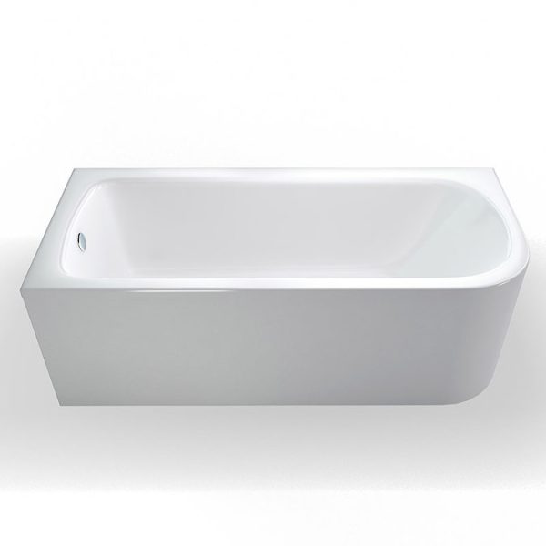 Cleargreen Viride Offset 170cm x 75cm Single Ended Bath + Panel - Image 2