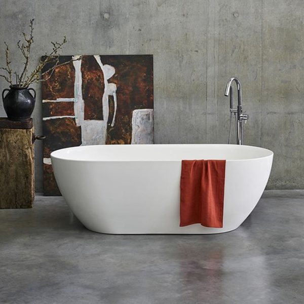 Clearwater Formoso ClearStone Gloss White Bath - Image 5