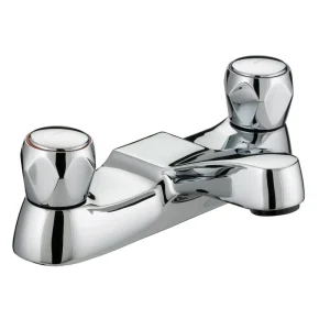 Bristan   Club Bath Filler   Chrome with Metal Heads