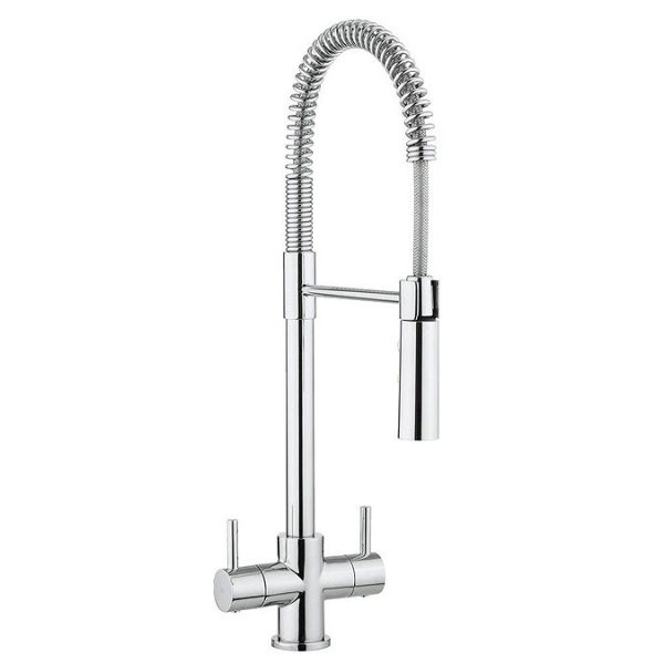 Crosswater Cook Dual Control Kitchen Mixer with Flexi Spray - Image 4