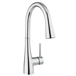 Crosswater Cook Side Lever Kitchen Mixer with Concealed Dual Function Spray