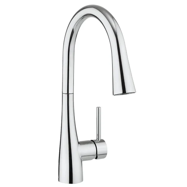 Crosswater Cook Side Lever Kitchen Mixer with Concealed Dual Function Spray