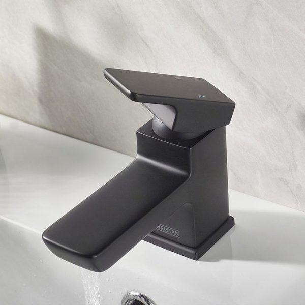 Bristan Cobalt Black Mono Basin Mixer with Clicker Waste - Image 2