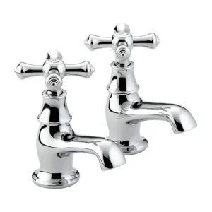 Bristan   Colonial Basin Taps   Chrome Plated
