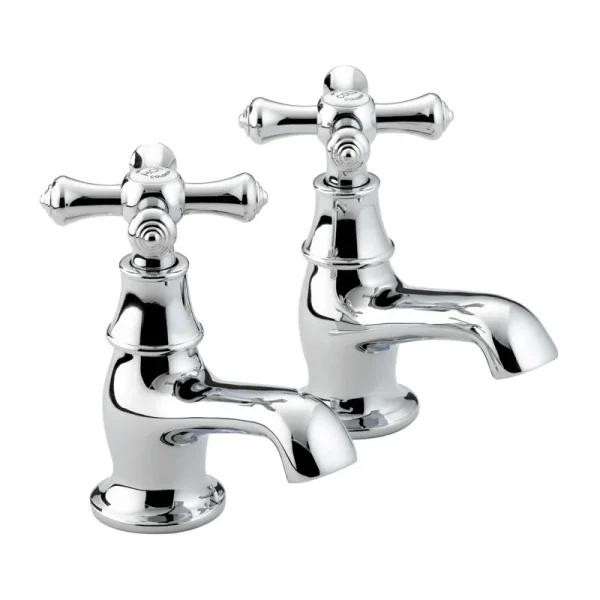 Bristan   Colonial Basin Taps   Chrome Plated