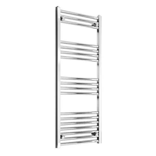 Reina Capo H1600 x W400mm Chrome Flat Electric Towel Rail   ON/OFF Element