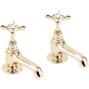 Deva Coronation Basin Taps   Gold