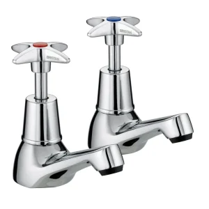 Bristan   Design Utility Crosshead Basin Taps   Chrome