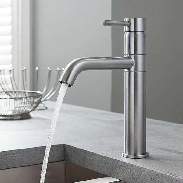 Crosswater Design Single Lever Kitchen Mixer   Stainless Steel - Image 3