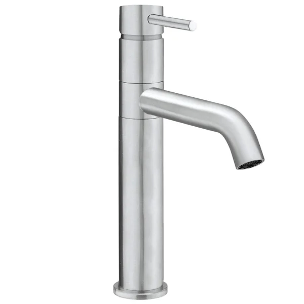Crosswater Design Single Lever Kitchen Mixer   Stainless Steel