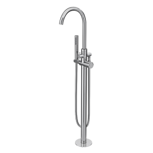 Venice Modern Thermostatic Floor Mounted Freestanding Bath Shower Mixer   Chrome