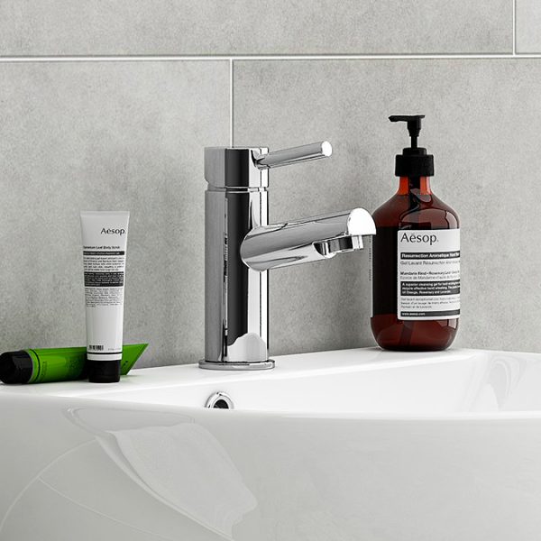 Cruze Contemporary Mono Basin Mixer Tap Chrome - Image 2