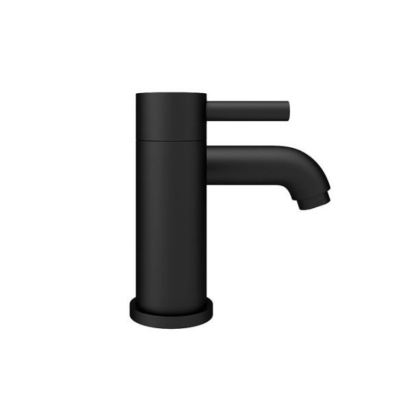 Arezzo Round Matt Black Bath Filler Tap - Image 5