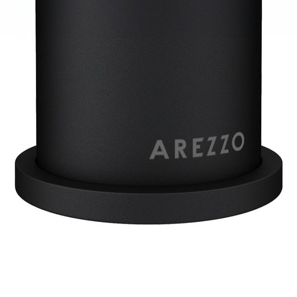 Arezzo Round Matt Black Basin Mono Mixer Tap - Image 2
