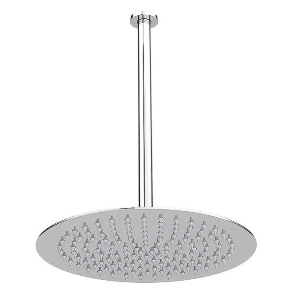 Cruze Twin Concealed Shower Valve with Ultra Thin Head and Vertical Arm - Image 3