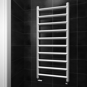 Terma Crystal Soft White Heated Towel Rail 1200 x 500mm