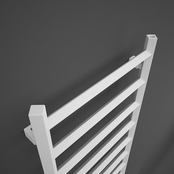 Terma Crystal Soft White Heated Towel Rail 1200 x 500mm - Image 4