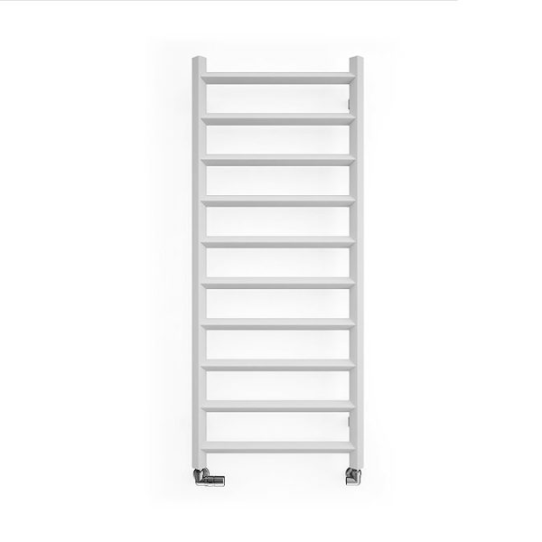 Terma Crystal Soft White Heated Towel Rail 1200 x 500mm - Image 2