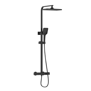 Bristan Craze Bar Shower Mixer with Rigid Riser Kit   Black