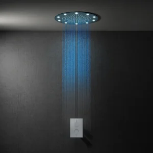 Cruze 400mm LED Round Shower Package with Concealed Valve