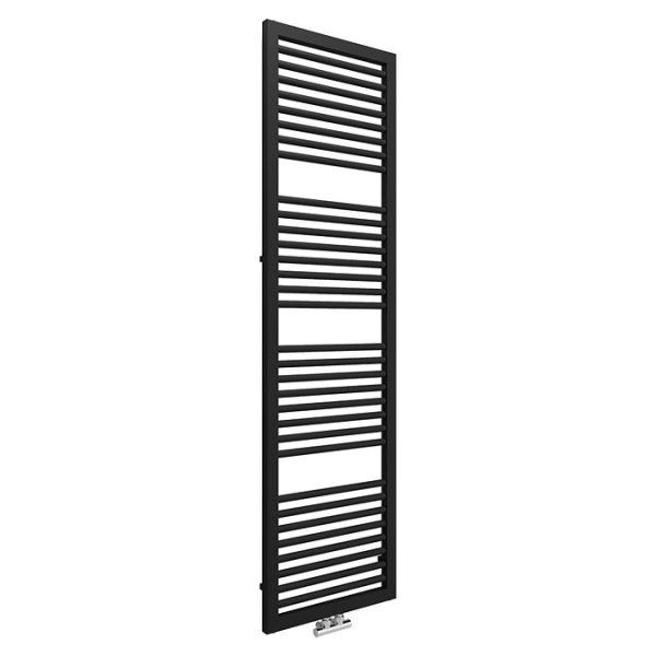 Cruze Designer Heated Towel Rail   Matt Black (1813 x 500mm) - Image 3