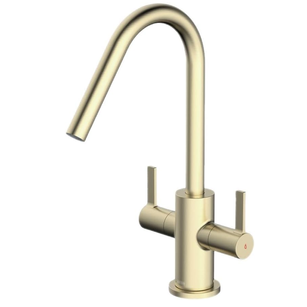Bristan Cashew EasyFit Sink Mixer   Brushed Brass