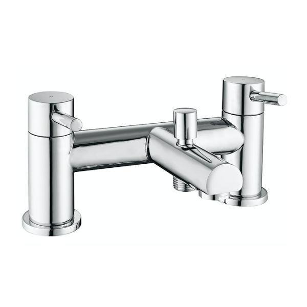 Cruze Bath Shower Mixer with Slider Rail Kit   Chrome - Image 2