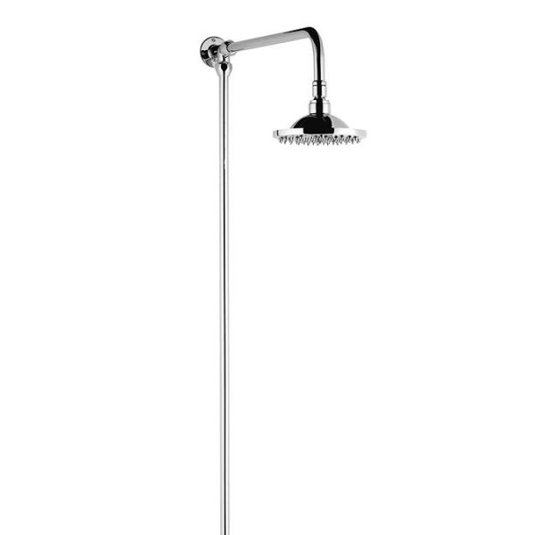 Orion Modern Twin Exposed Thermostatic Shower Valve + Rigid Riser - Image 2