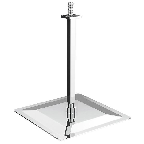 Orion Chrome Shower Package with Concealed Valve + Square Ceiling Mounted Head - Image 2