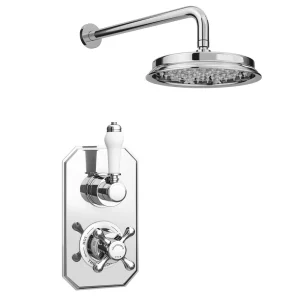 Chatsworth 1928 Traditional Shower Package with Concealed Valve + 8" AirTec Head