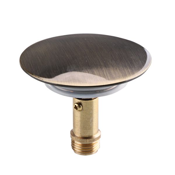 Chatsworth 1928 Antique Brass Overflow Bath Filler With 3/4" Deck Bath Side Valves (Pair) - Image 4