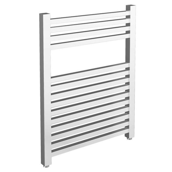 Cube Heated Towel Rail   Chrome (600 x 690mm) - Image 2