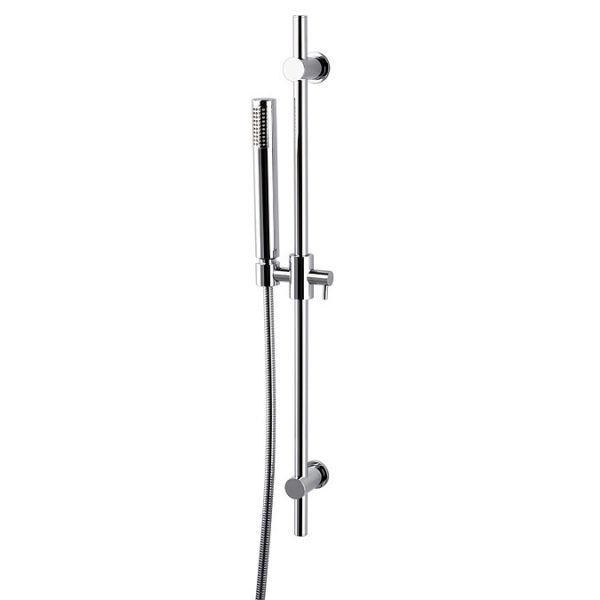 Cruze Round Shower Valve incl. Slide Rail Kit with Pencil Handset   Chrome - Image 5