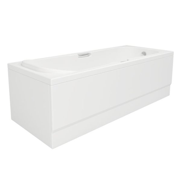 Danbury Single Ended Bath with Headrest & Grips 1700 x 700mm - Image 2