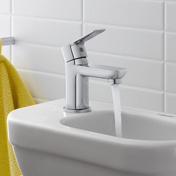 Duravit D Code Small Basin Mixer Tap   Chrome - Image 3