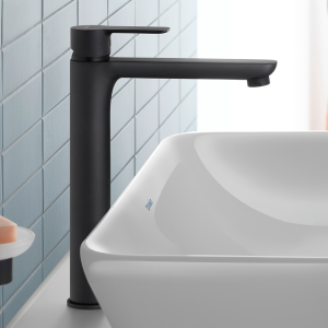 Duravit D Code Large Basin Mixer Tap   Matt Black