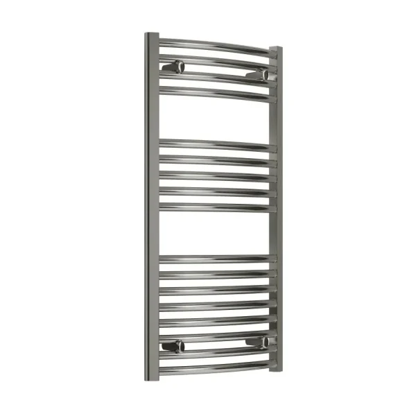Reina Diva H1400 x W500mm Chrome Curved Electric Towel Rail    ON/OFF Element