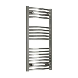 Reina Diva H1400 x W600mm Chrome Curved Electric Towel Rail