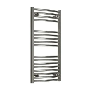 Reina Diva H800 x W400mm Chrome Curved Electric Towel Rail   ON/OFF Element
