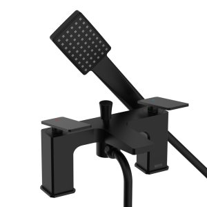 Bristan Delgado Bath Shower Mixer with Kit   Black