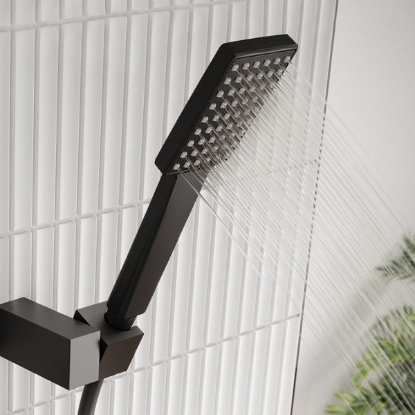 Bristan Delgado Bath Shower Mixer with Kit   Black - Image 2